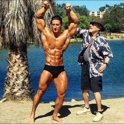 Classicbodybuilders: Sadik Hadzovic And Frank Zane.  Jfpb