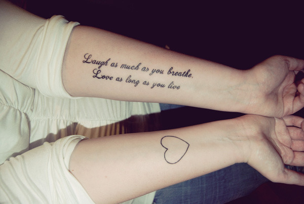 Quote Tattoos on Tumblr