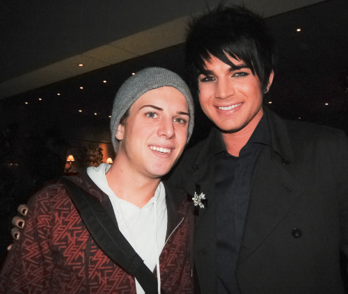 Here’s a really old pic of Adam Lambert and I that never got posted for some reason. Love this