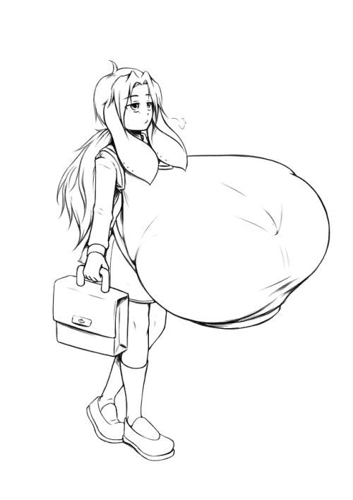 gypsysquidtheartperson:Aaand here’s how she looks while begrudgingly attending Catholic school. Every day like clockwork she gets told that she’s dressed improperly/provocatively because her bra’s showing through two whole layers of clothing, like