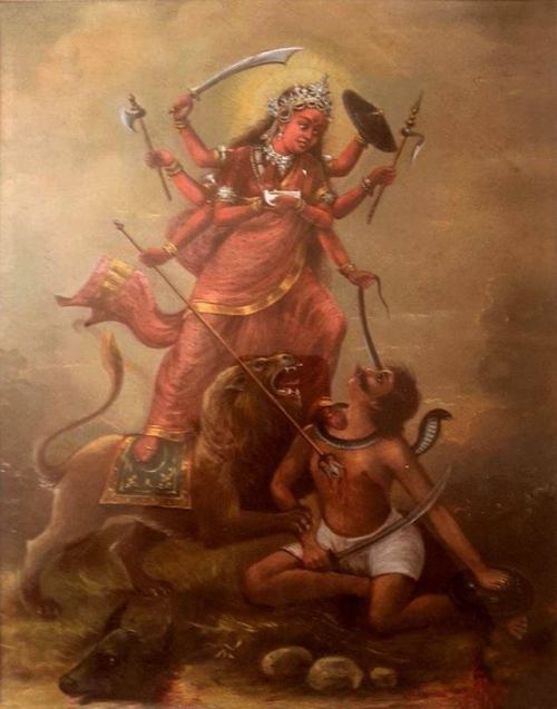 Durga, newari style