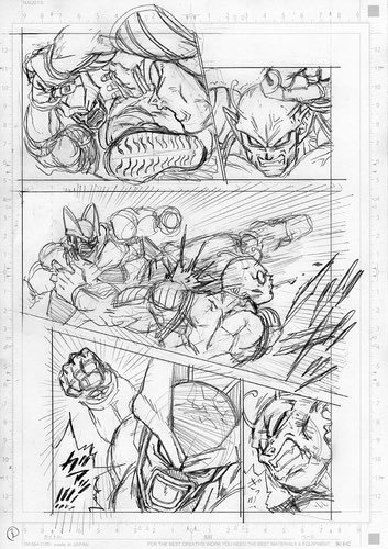 Dragon Ball Grievous — One more Draft Page for Dragon Ball Super Manga