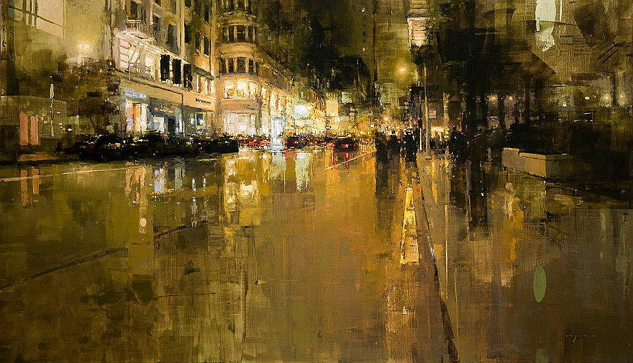 crossconnectmag:  Paintings by Jeremy MannSan Francisco-based artist Jeremy Mann (born