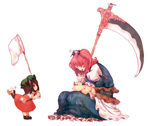 rosemargatroid:  Meiling / Miko / Futo / Tojiko / Youmu / Komachi / Imaizumi by Terrajin. ※Permission to upload this was given by artist. Please support the artist by rating and bookmarking the artwork!