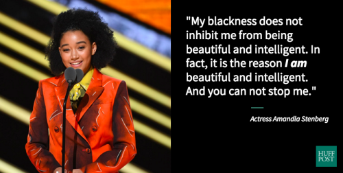 caliphorniaqueen:  huffpostblackvoices:  Congrats to the amazing Amandla Stenberg for winning the #BlackGirlsRock Young, Black and Gifted award!  I love this baby 