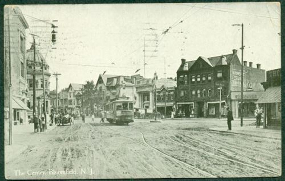 Bloomfield New Jersey — 1924 Bloomfield Center Post card
