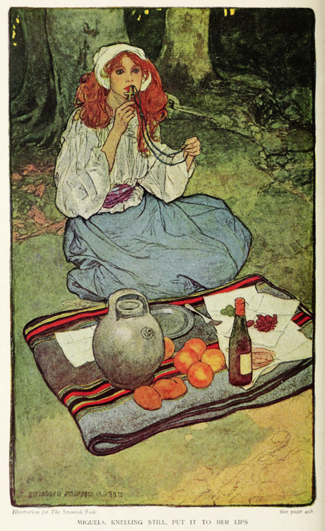 thefugitivesaint: Elizabeth Shippen Green (1871-1954), ‘The Spanish Jade’, “Harper’s New Monthly Mag