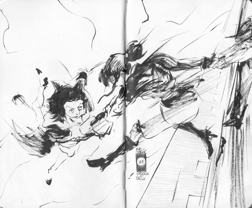 theartsmrr:  A couple more fave Legend of Korra inks I did for le Inktober 2015!