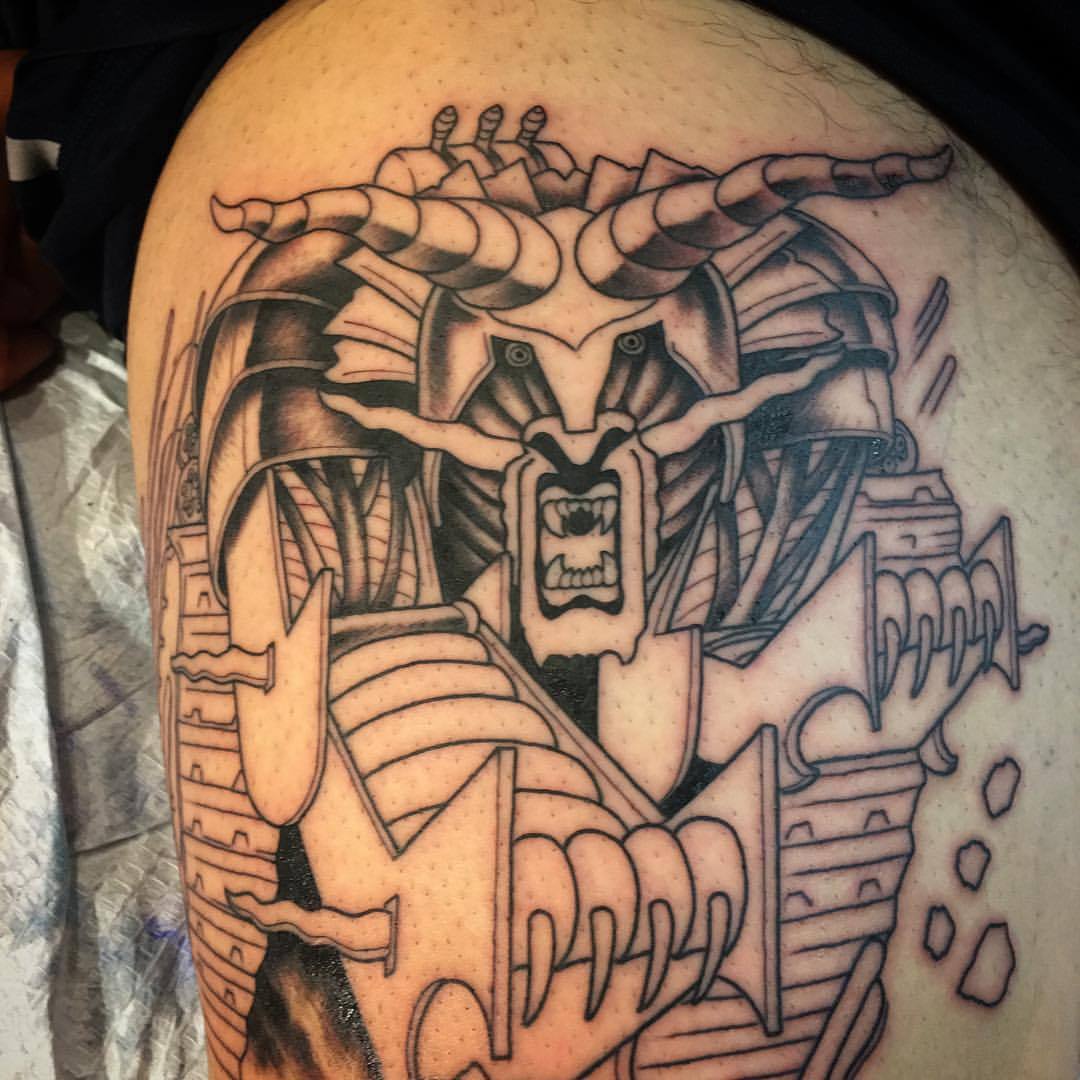 Super fun Judas Priest tattoo, would love to do more metal stuff!! - -  #judaspriesttattoo #defendersofthefaith #tattoo #blackandgreytatt... |  Instagram