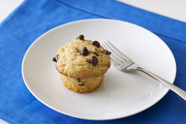 Healthy hack! Lighten up Chocolate Chip Muffins by adding Greek yogurt to the mix. Get the recipe.