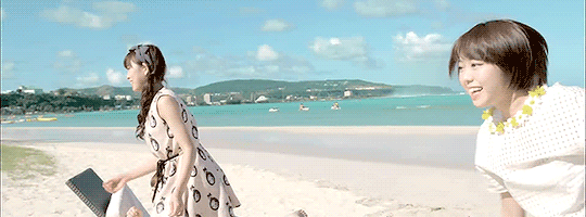 akb48g-gifs:NyanNyan, Takamina, Milky, and Mii-chan in AKB48’s 36th Single - “Labrador