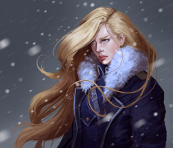 chloeannart: Done! Finally! Getting faster with my art. Hopefully, I can keep this up :) Who should I do next?? I love Olivier so much. &lt;3 She is best girl. C&amp;C welcomed!! 