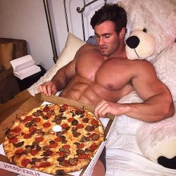 rwfan11:  Hot pizza, hot guy….and my life