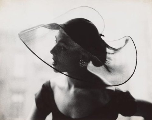 Translucent Hat  1950  (photo: Lillian Bassman)