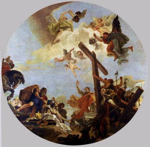 giovanni-battista-tiepolo: The Discovery of the True Cross and St. Helena, 1745, Giovanni Battista T