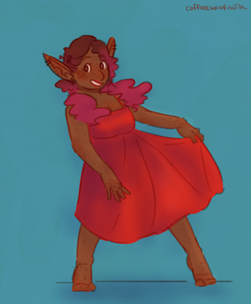 adventuresloane: coffeecupofmilk: lup in her favourite dress!! (also I can’t believe I never c