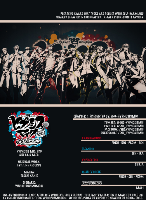 The first chapter of Hypnosis Mic -Division Rap Battle- Side BB &amp; MTC is finished! Check it out 