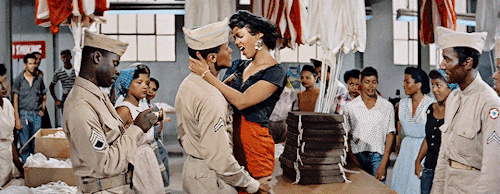 onehellofascene:Dorothy Dandridge and Harry BelafonteCarmen Jones (1954)