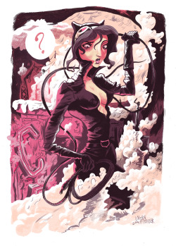 xombiedirge:  Catwoman by Logan Faerber / Tumblr /