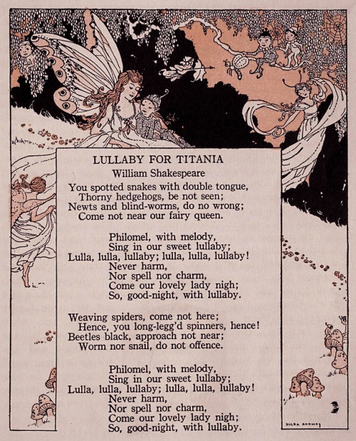 Hilda Hanway, ‘Lullaby For Titania’, “Through Fairy Halls of My Bookhouse” e