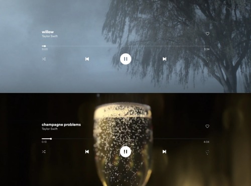 replayfootsteps: ️evermore lyric videos + spotify aesthetics️