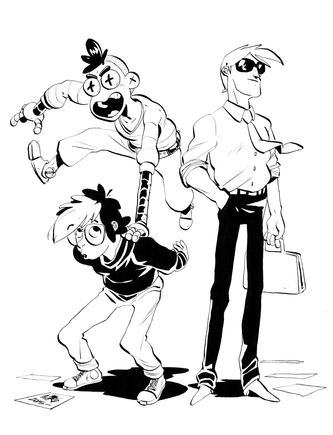 anthonyholden:  Some recent commissions. #Inktober is almost wrapping up! Hope everyone’s