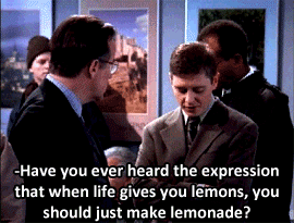atopfourthwall:  themicrophoneneverblinks: NewsRadio, “Airport”  NewsRadio needs to be a bigger thing on tumblr.