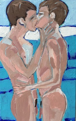 100artistsbook:  rstabbert:  “Kiss” Richard