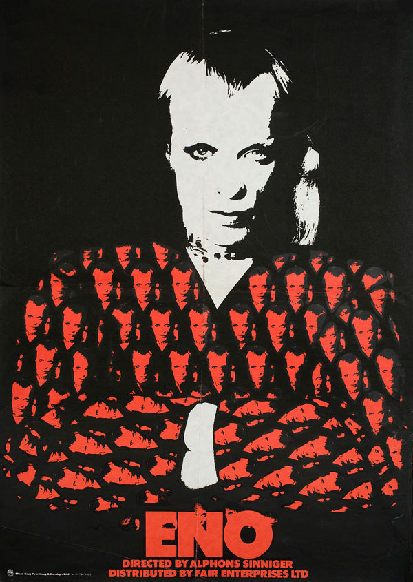 vamosvideo:  movieposteroftheday:  UK poster for ENO (Alphons Sinniger, UK, 1973)