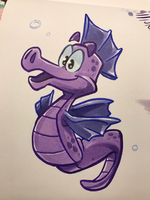 breezeharbour:breezeharbour:another spyro-y sketchbook sesh one more!