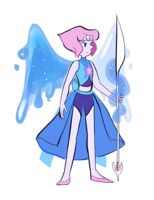 Pearl + Lapis fusion! 