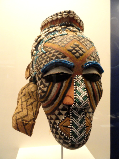 Ngady a Mwaash royal mask of the Kuba people, Democratic Republic of the Congo (Zaire).  Artist unkn