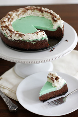 Foodopia:  Double Chocolate Mint Cheesecake  Oh Hell Yes