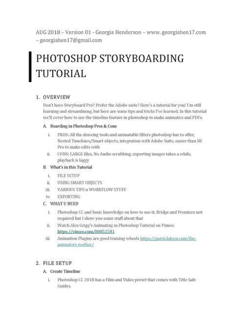 vieratheartist: georgiahenderson17: Storyboarding in Photoshop Tutorial, Part 1 Look at Georgia’s st