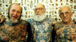  How will your tattoos look at 80? Awesome as fuck!   