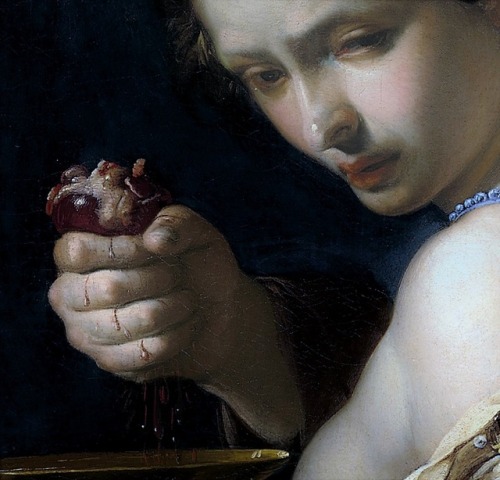 twirld:Ghismonda with the Heart of Guiscardo (ca.1650, detail) Bernardino Mei 