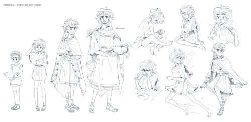 The Song of Achilles - Sketches and PosesOne of my recent character design projects was The Song of 