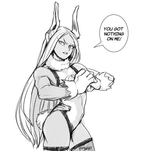 riyunoart: Dun mess with a badass bunny.