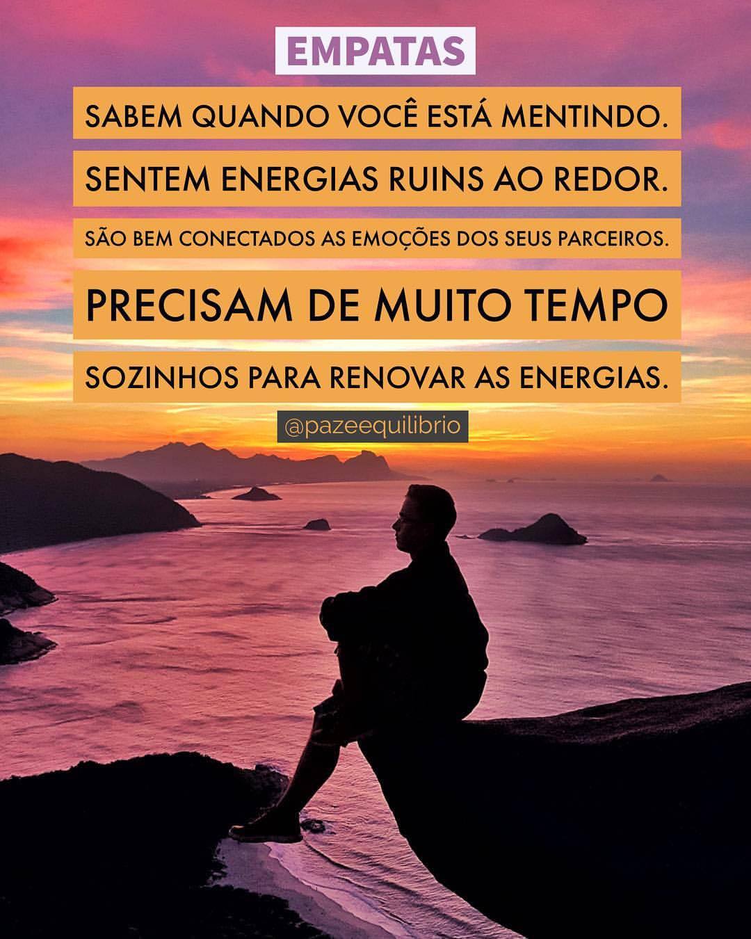 PAZeEQUILÍBRIO ॐ — ✨ Ser um empata significa ter a capacidade de