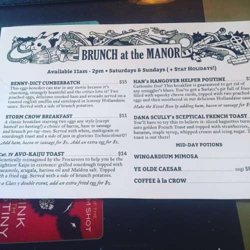 Anniversary brunch @stormcrowmanor(at Storm Crow Manor)https://www.instagram.com/p/Bq5Ddr4nEG4/?utm_