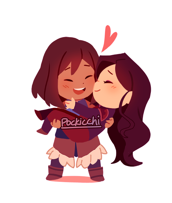 pockicchi:  smol korrasamis 😌💙❤ i wanted to post them all together hehe