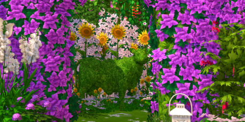 haziesims: WIP - Day time pics of the floral pop up installation created by sim floral artist Trè Fo