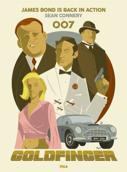 thepostermovement:  Goldfinger by Szoki