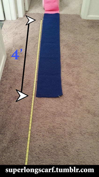 whimsicalspecks:pemsylvania:superlongscarf:Current length:104’ .5”WOW! 100 feet down! Only …..5300 m