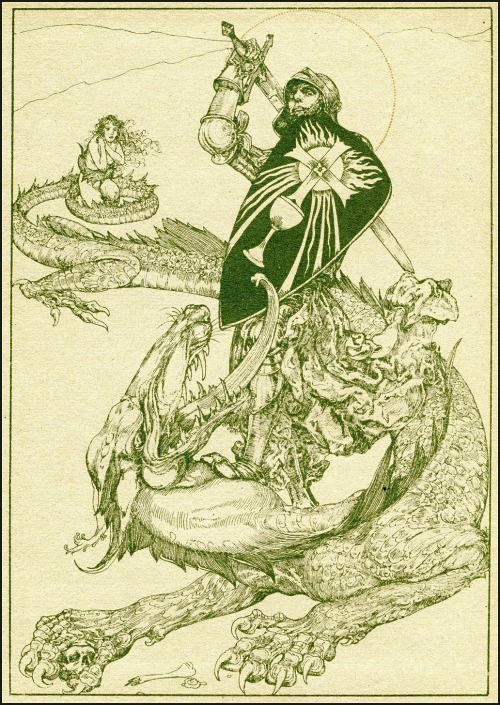 decadentiacoprofaga: Edition of Parsifal illustrated by Willy Pogany, 1912. Source: The Golden Age.