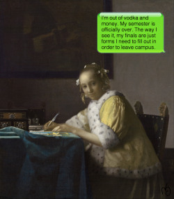 ifpaintingscouldtext:  Johannes Vermeer |