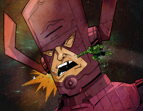 timetravelandrocketpoweredapes:  Hulk smash everybody! by Darren Rawlings Artist website /