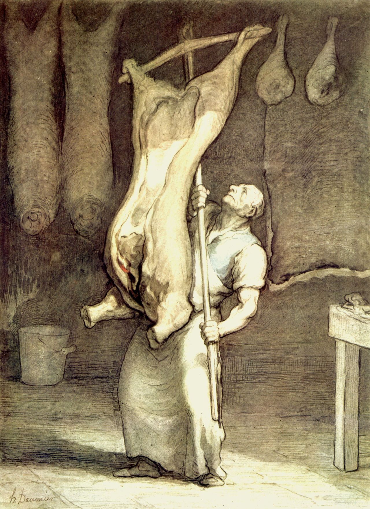Honoré Daumier (French, 1808-1879), The Butcher, 1857–1858