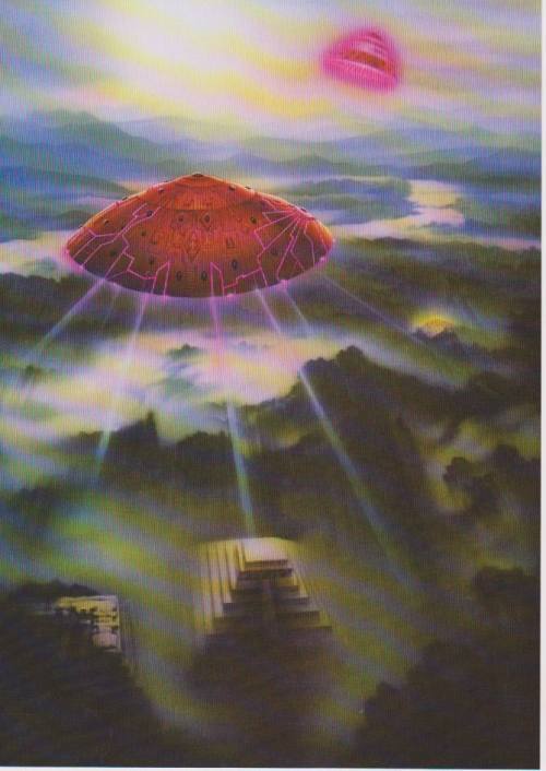 70sscifiart:Unidentified Flying Objects.From my archives. There’s more under the UFO tag.