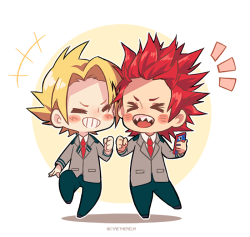 cyaethereum: BROS B4 HOES!!  Part of an answer from my Kiribaku ask-blog. 